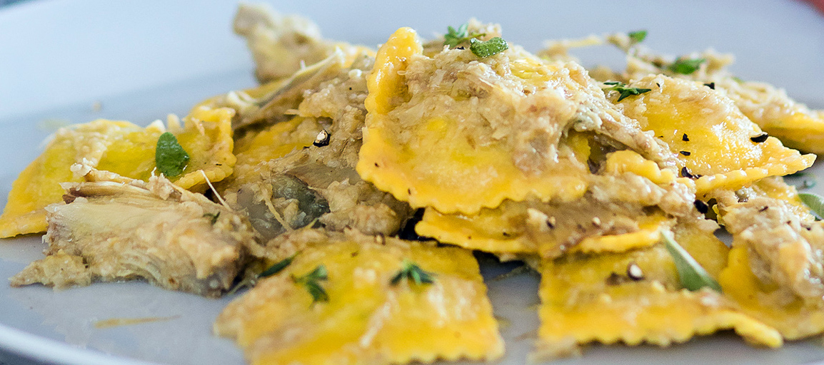 Artichoke Ravioli with Thyme Aroma: A Journey Through the Flavors of Italian Tradition